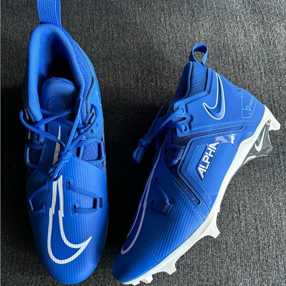 Nike Alpha Menace Pro 3 Mid “Royal Blue” Football Cleats Size 12